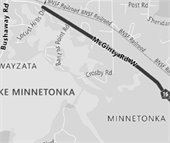 Hennepin County Repaving map of McGinty road