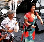 people playing music