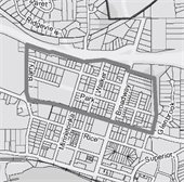 map of where the R-3A District is. North of Rice and south of Wayzata Blvd between barry and just beyond broadway