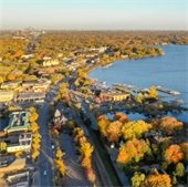 aerial view of wayzata