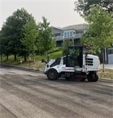 street being repaved near lake street in wayzata