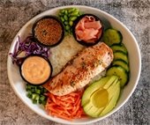salmon bowl photo