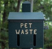 pet waste drop box