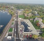 aerial view of wayzata
