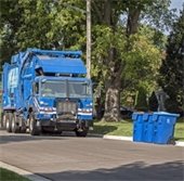 recycling truck from republic services
