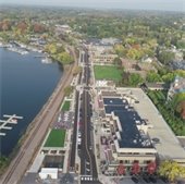 aerial view of wayzata