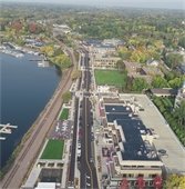 aerial view of Wayzata