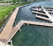 community lakewalk and docks on wayzata bay