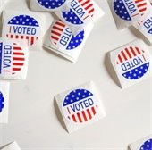 vote sticker