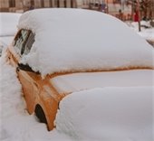 car under snow