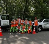 photo of a group of conservation corps workers