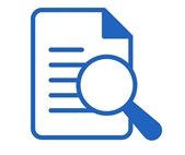 Document with spyglass icon