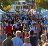 large crowds on lake street for james j hill days 