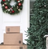 package on front porch