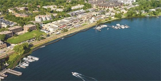 panoway aerial view with boardwalk